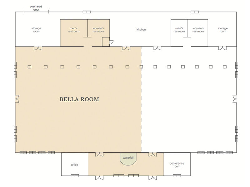 The Ambiance - Bella Room Layout