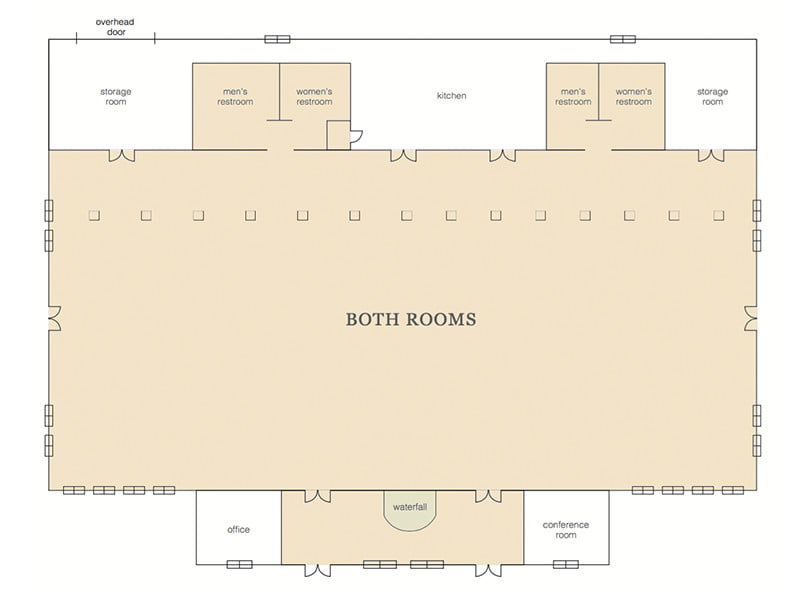 The Ambiance - Both Rooms Layout